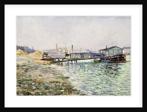 La Seine au Jardin des Plantes, 1884 by Paul Signac