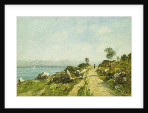 The Road, Antibes; Antibes, la Route, 1893 by Eugene Louis Boudin