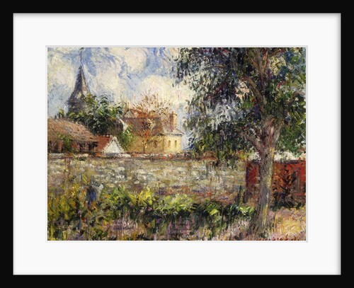 Normandy Countryside; Paysage en Normandie, 1927 by Gustave Loiseau