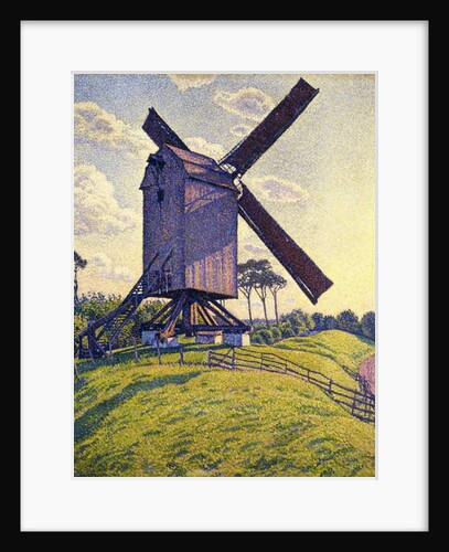 Windmill in Flanders; Moulin en Flandre, 1894 by Theo van Rysselberghe
