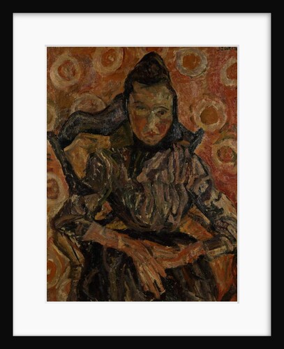 Woman sat on a Chair; Femme Assise dans un Fauteuil, c.1917-18 by Chaim Soutine