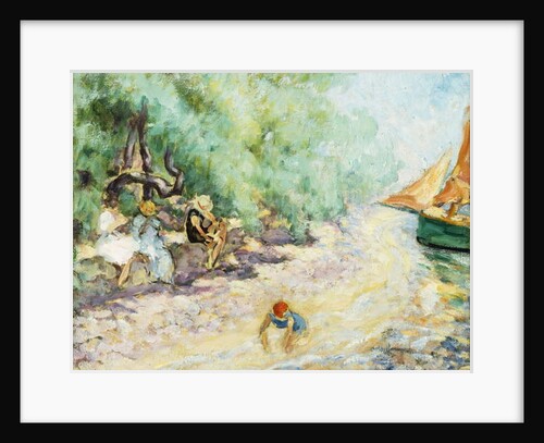 Bathers by the Side of a River; Les Baigneuses au Bord de la Riviere, by Henri Lebasque