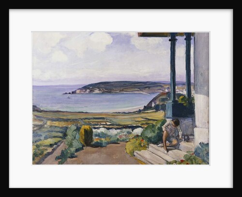 The Garden on the Morgat Bay; Le Jardin sur la Baie a Morgat, 1924 by Henri Lebasque