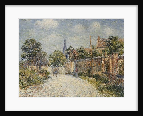 The Village Street; La Rue de Village by Gustave Loiseau