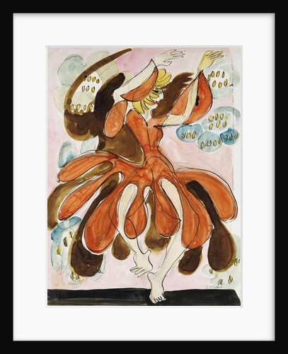 The Dancer Palucca; Die Tanzerin Palucca, c. 1930-31 by Ernst Ludwig Kirchner