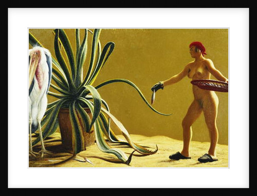 Feeding the Marabu, 1932 by Richard Muller