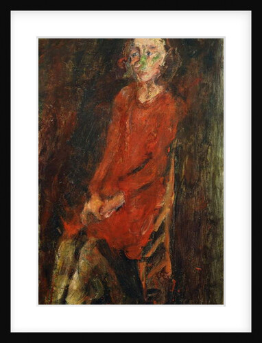 Young Woman in Red; Jeune Femme en Rouge, 1928 by Chaim Soutine
