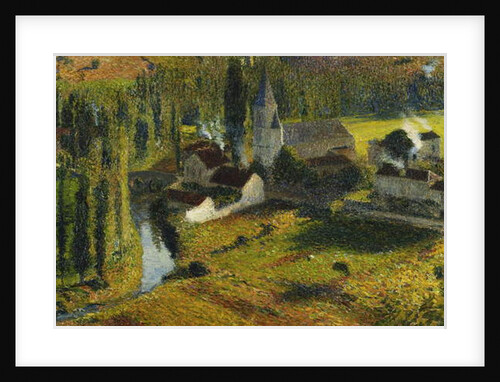 The Fortified Town Green; La Bastide du Vert by Henri Jean Guillaume Martin