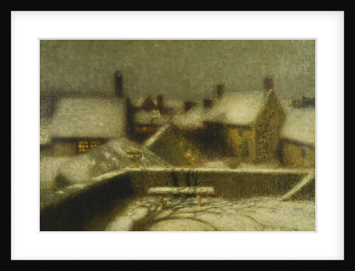 Gerberoy in the Snow; Gerberoy Sous la Neige, c.1900 by Henri Eugene Augustin Le Sidaner