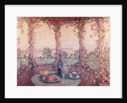 La Table sous la Tonnelle, 1917 by Henri Eugene Augustin Le Sidaner