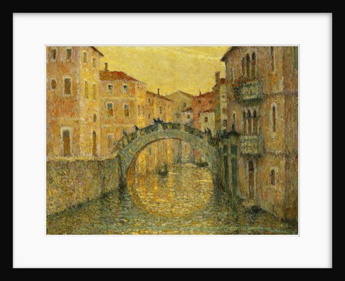 The Morning Sun, Venice; Le Matin, Soleil, Venise, 1917 by Henri Eugene Augustin Le Sidaner