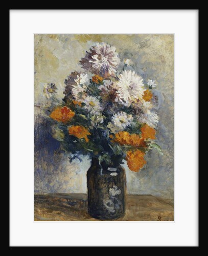 Vase de Dahlias, by Maximilien Luce