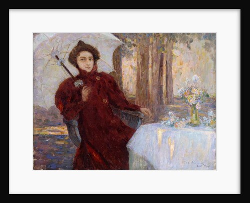 Woman with an Umbrella; Femme a l'Ombrelle, 1896 by Henri Eugene Augustin Le Sidaner