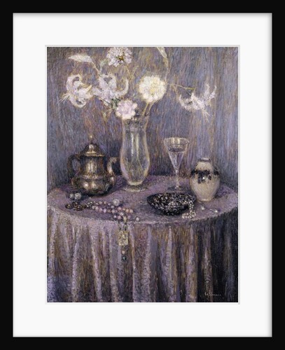 The Table, Gray Harmony; La Table, Harmonie Grise, 1927 by Henri Eugene Augustin Le Sidaner