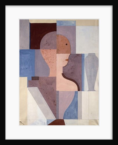 Split Half Figure to the Right, 1923 by Oskar Schlemmer