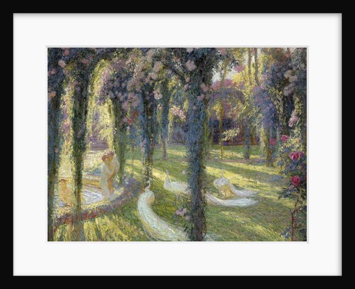 The Nymphs in the Garden; Les Nymphes dans un Jardin by Henri Jean Guillaume Martin