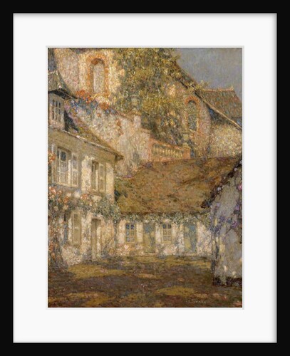 The House below the Church; La Maison sous L'Eglise, 1935 by Henri Eugene Augustin Le Sidaner