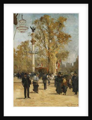 L'Avenue Victoria, 1876 by Pierre Vauthier