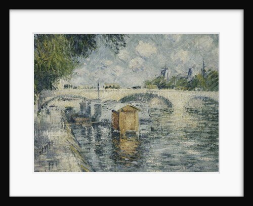 Le Pont Louis Philippe, Paris, 1925 by Gustave Loiseau