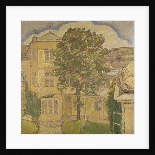 Flowering Chestnut Tree in the Garden; Bluhende Kastanienbaum im Garten by Koloman Moser