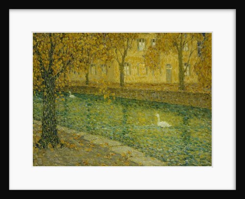 Le Canal, Annecy, 1936 by Henri Eugene Augustin Le Sidaner