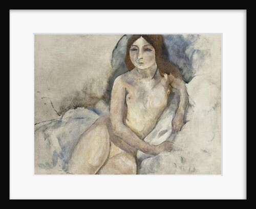 Blonde Girl Posing; Jeune Fille Blonde Posant, 1912 by Jules Pascin