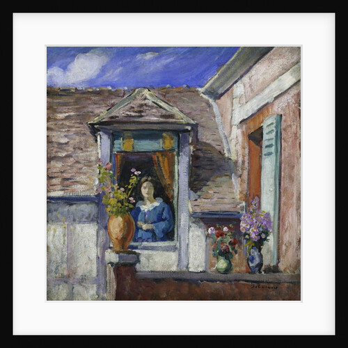 Woman at the window; Femme a la Fenetre by Henri Lebasque