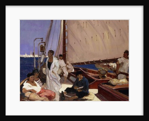 Turkish Ship; Bateau Turque - Turkse Boot by Fernand Allard L'Olivier