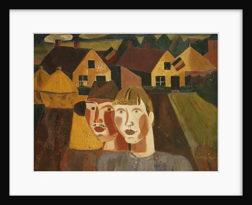 A Couple in a Village; Le Couple au Village, 1930 by Gustave de Smet