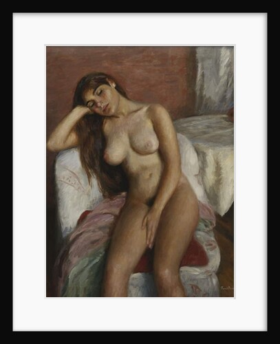Young Woman Relaxing; Jeune Femme se Reposant, by Ramon Pichot Girones