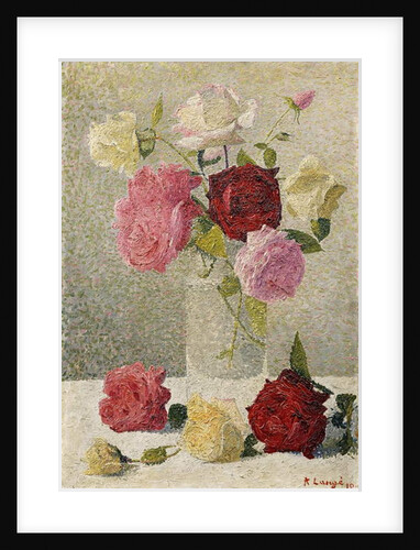 Roses in a Vase, 1910 by Achille Lauge