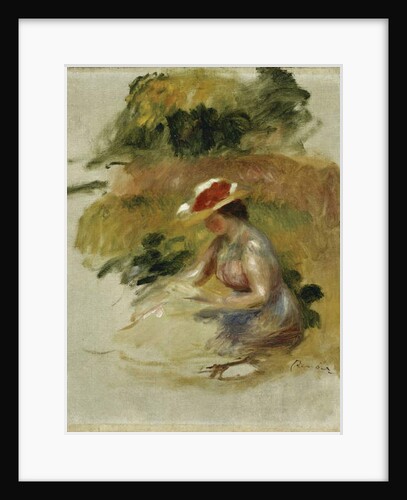 Young Woman Reading by Pierre Auguste Renoir