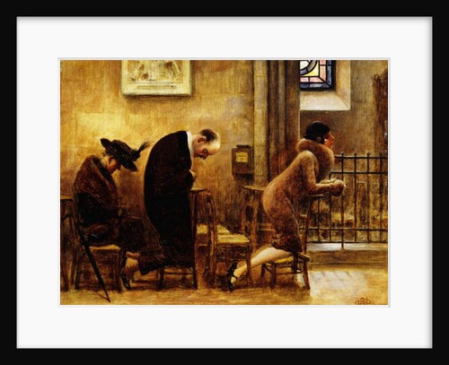 Contemplation; Recueillement by Albert Guillaume