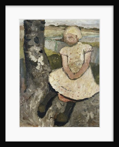 Child Sitting under a Tree by Paula Modersohn-Becker
