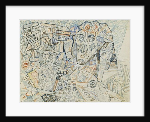 Faces in the City, c.1925 by Pavel Nikolaevich Filonov