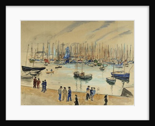 Quay; Le Quai by Henri Lebasque