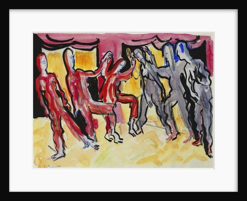 Mary Wigman Dance Group by Ernst Ludwig Kirchner