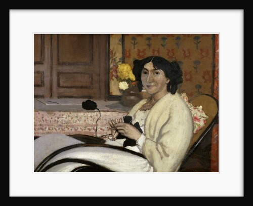 Portrait de Madame Rodrigues-Vallotton, The Artist's Wife, 1902 by Felix Edouard Vallotton