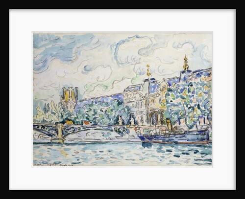 Le Palais du Louvre, 1910 by Paul Signac