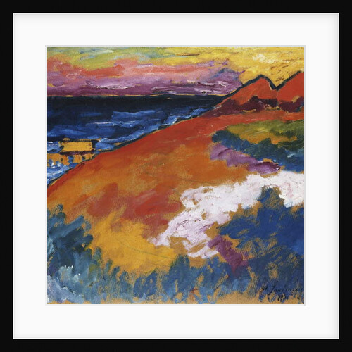 On the Ostsee; An der Ostsee, 1911 by Alexej von Jawlensky