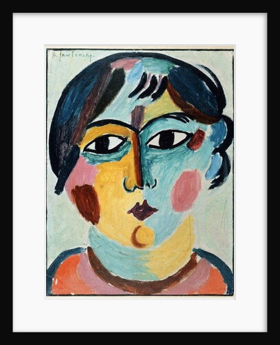 Girl's Head; Madchen Kopf by Alexej von Jawlensky