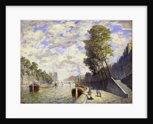 Le Quai des Grands-Augustine, Paris by Frank Myers Boggs