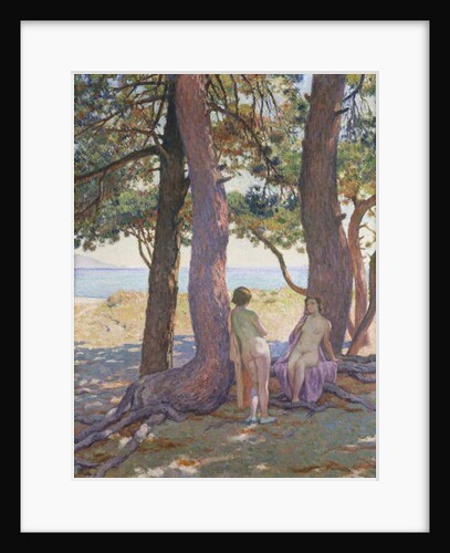 Two Nudes under Pine-Trees; Deux Nus sous les Pins, 1925 by Theo van Rysselberghe