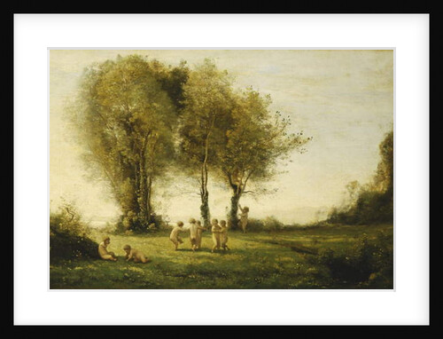 Round of Love; Sunrise; Ronde d'Amours; Lever du Soleil, c.1854-55 by Jean Baptiste Camille Corot