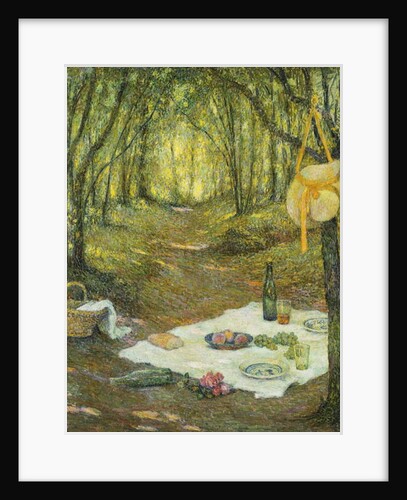 Le Gouter sous Bois, Gerberoy, 1925 by Henri Eugene Augustin Le Sidaner