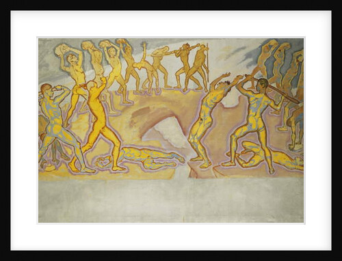 Clash of the Titans; Kampf der Titanen, c.1913-1915 by Koloman Moser
