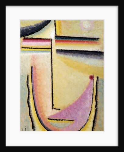 Abstract Head; Abstrakter Kopf, 1928 by Alexej von Jawlensky