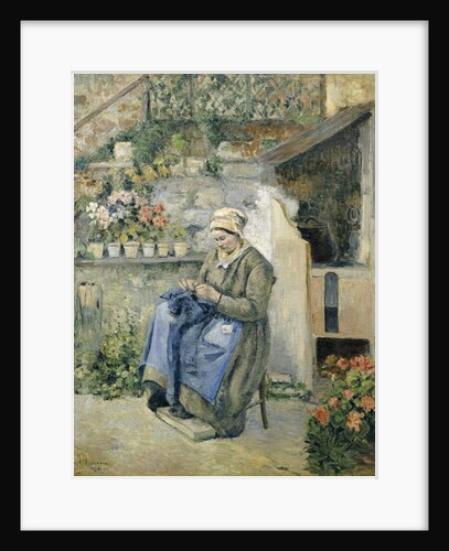 The Jolly Mother; La Mere Jolly, 1874 by Camille Pissarro