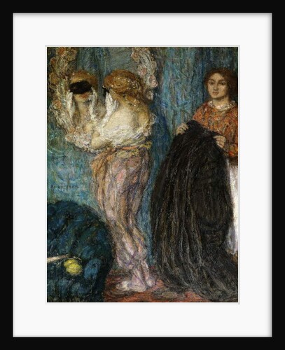 The Mask; Le Masque by Edmond-Francois Aman-Jean