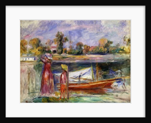 Young Girls in Argenteuil; Jeune Filles a Argenteuil, c. 1896 by Pierre Auguste Renoir